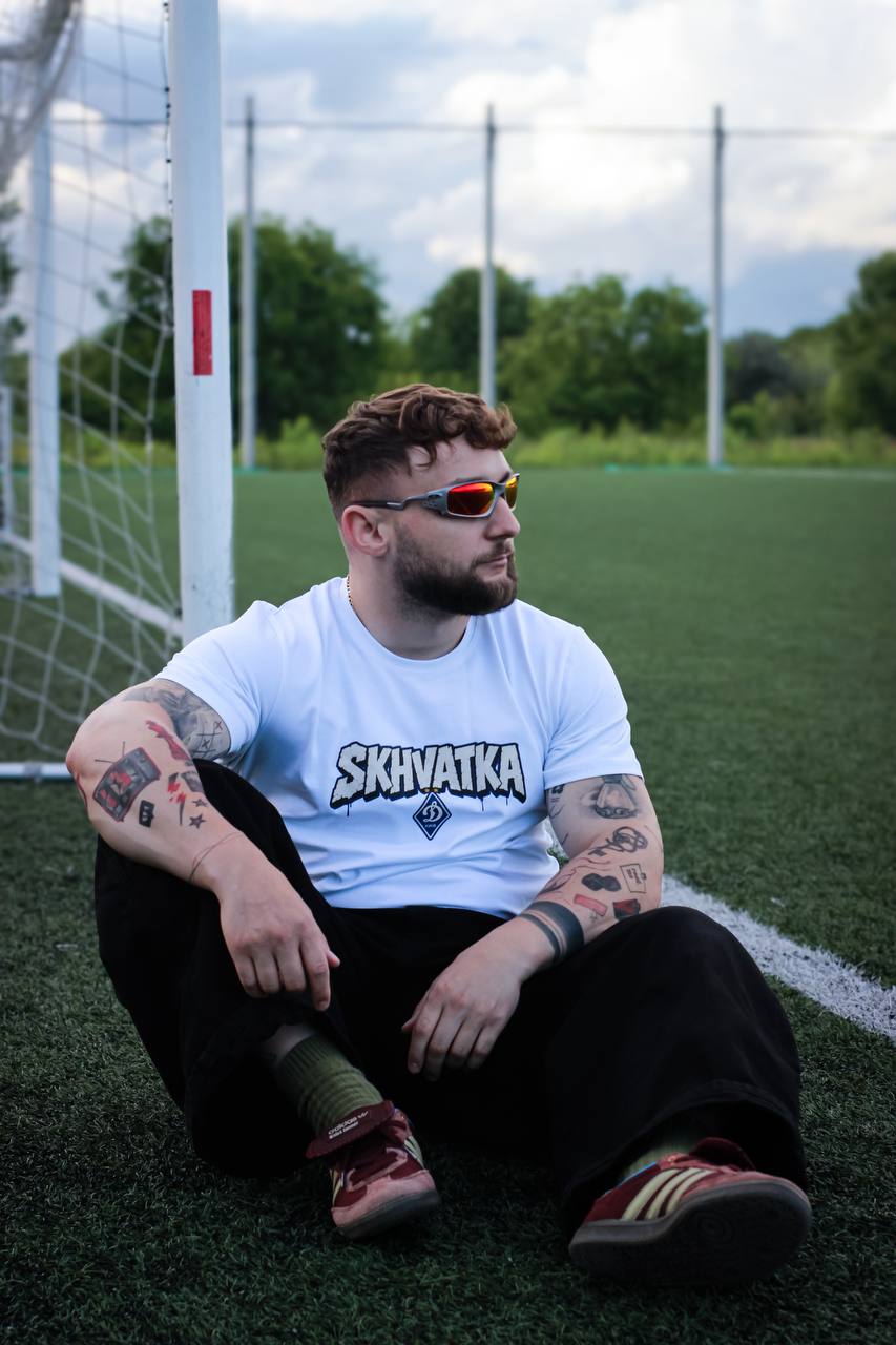 T-shirt Adrenaline In The Eyes White
