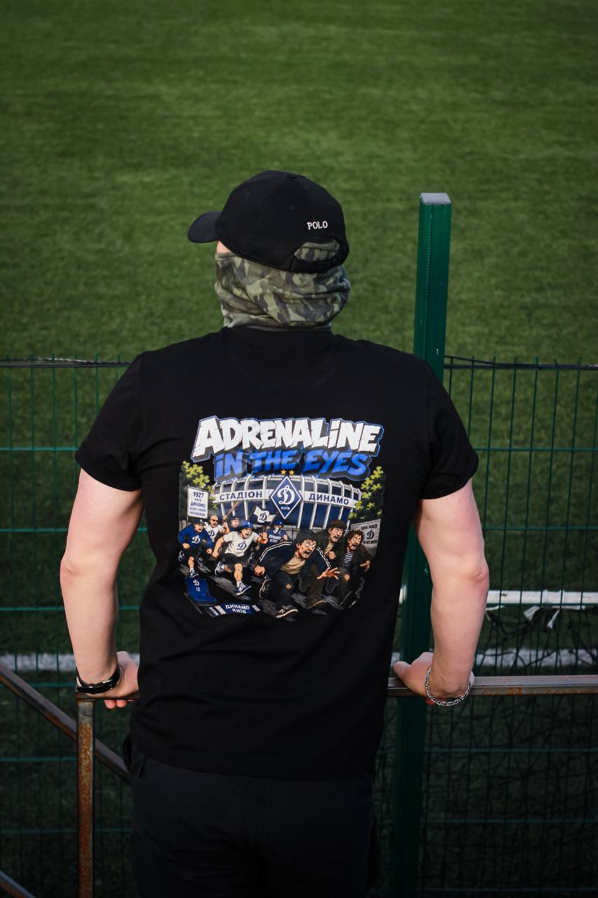 T-shirt Adrenaline In The Eyes Black