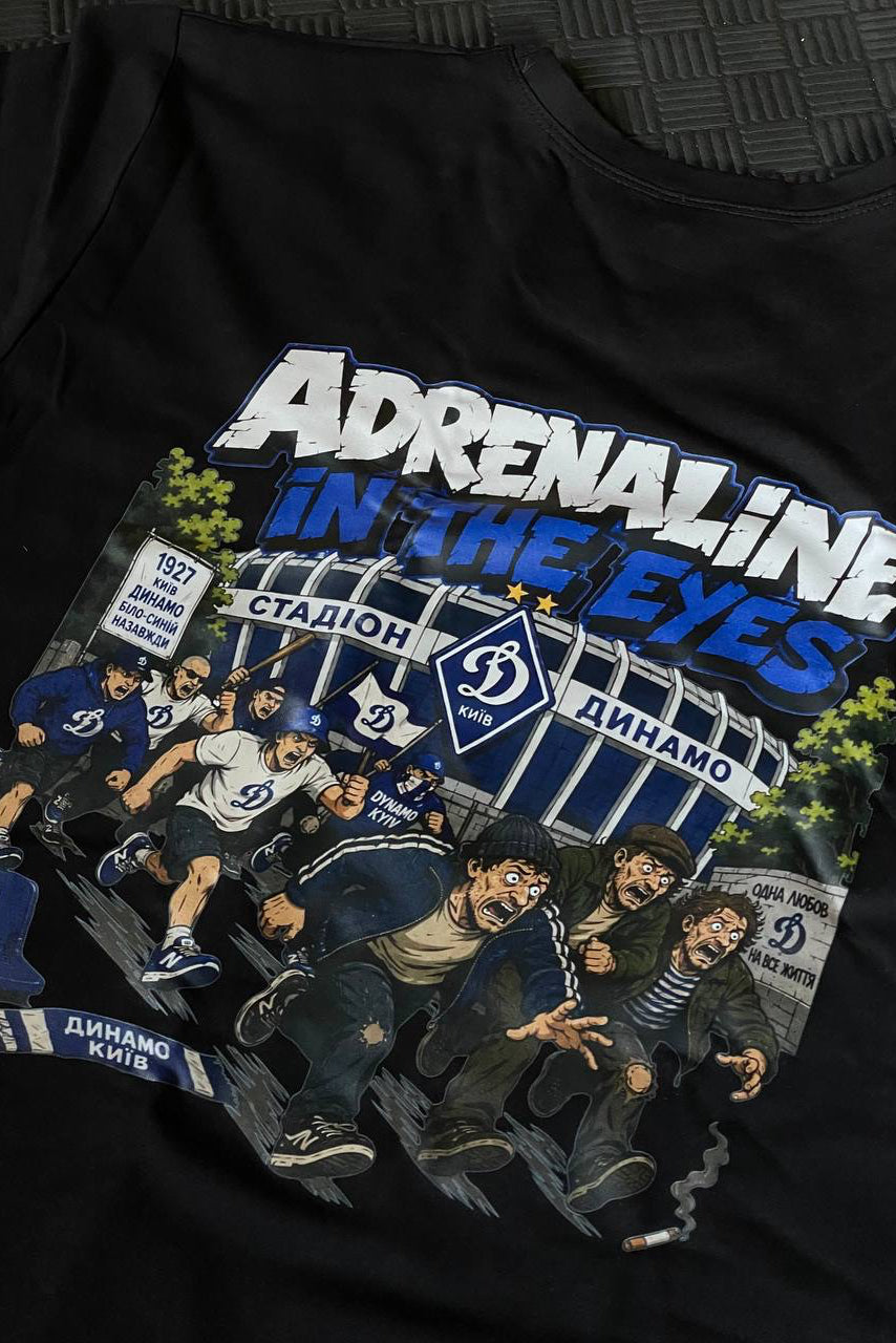 T-shirt Adrenaline In The Eyes Black