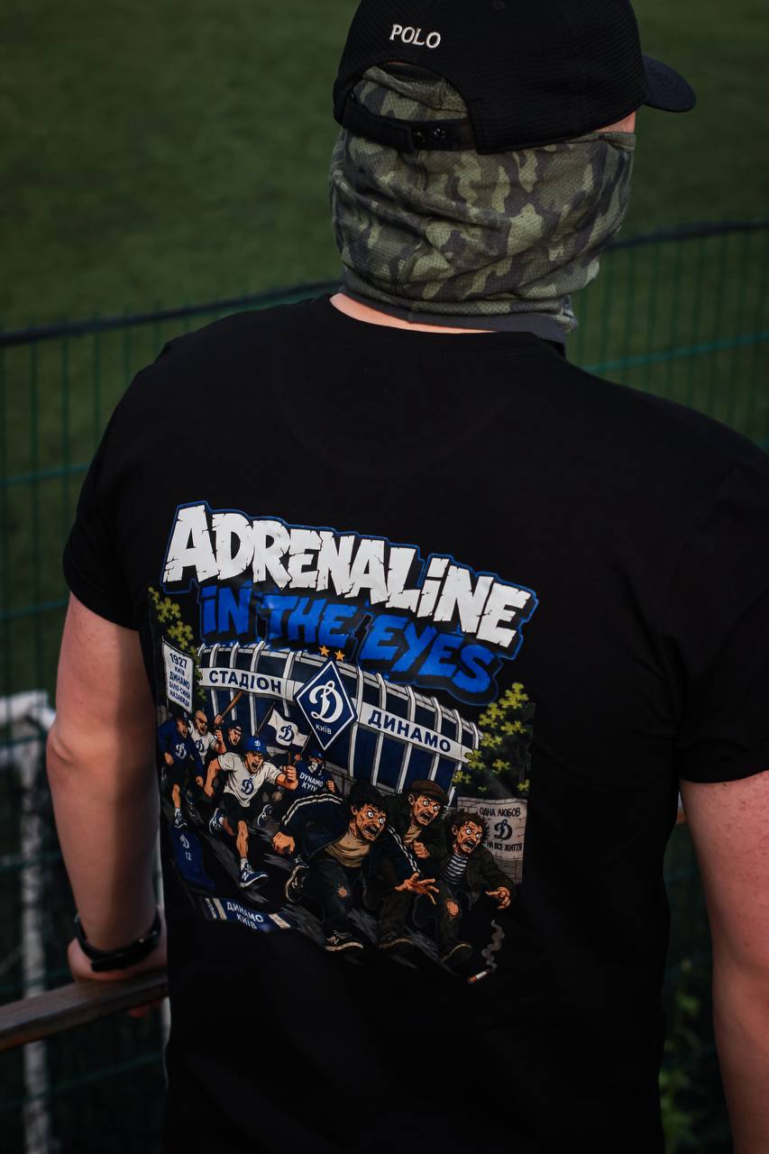 T-shirt Adrenaline In The Eyes Black
