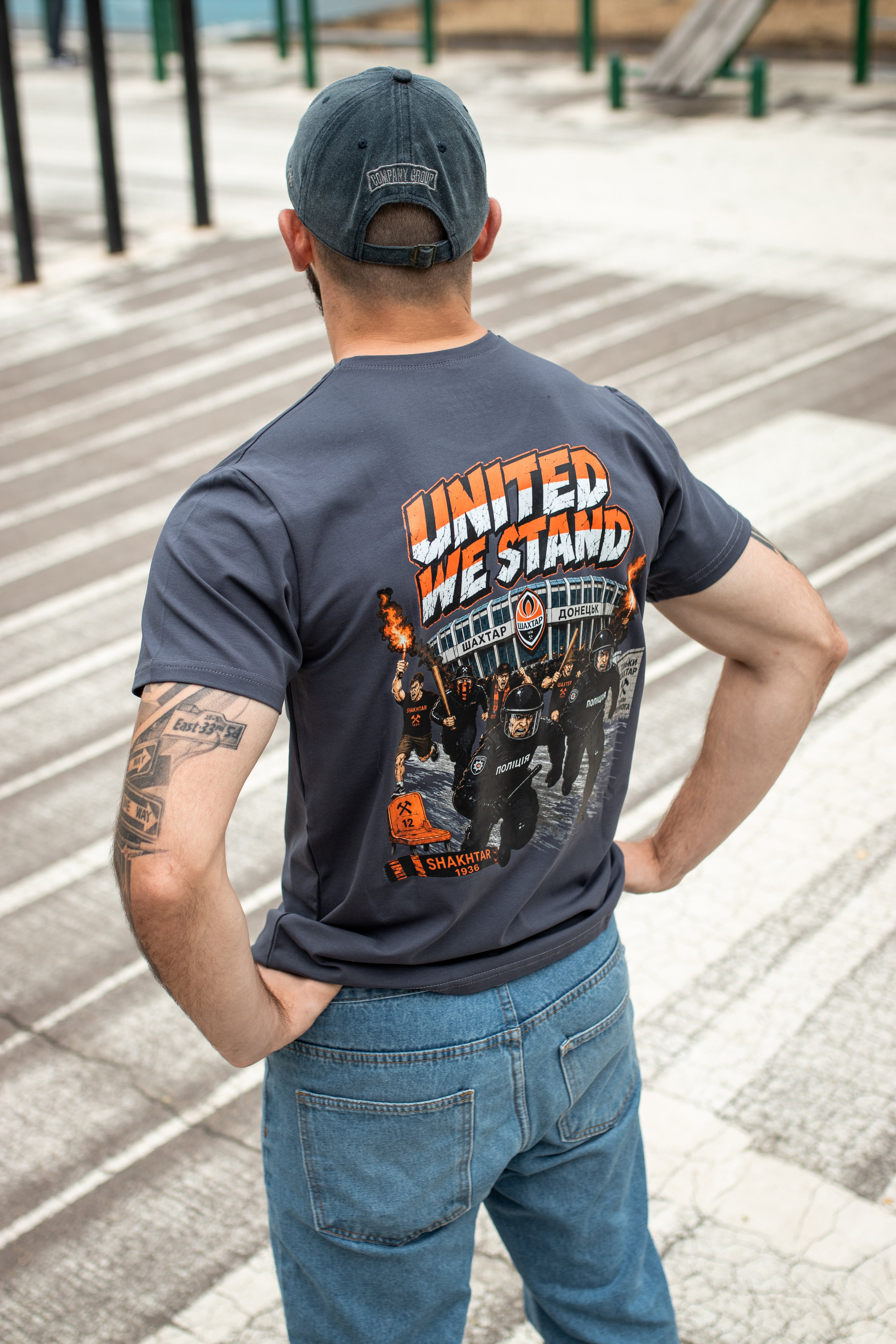 T-shirt United We Stand Graphite