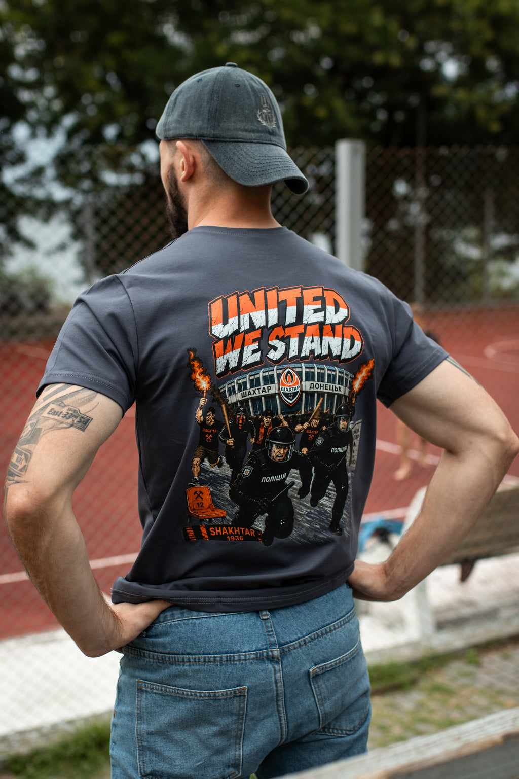 T-shirt United We Stand Graphite