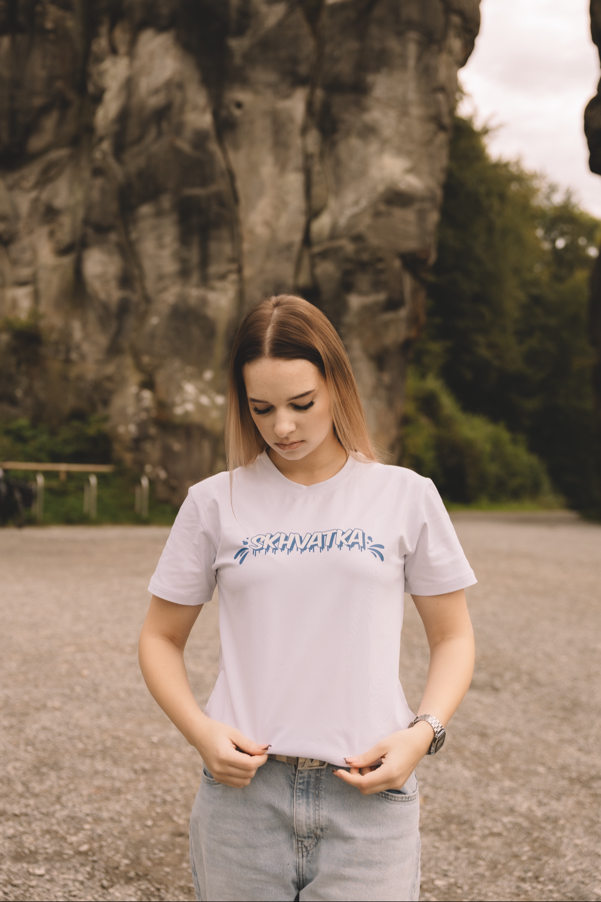 T-shirt Talk Shit Get Hit White