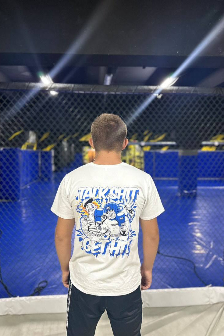 T-shirt Talk Shit Get Hit White