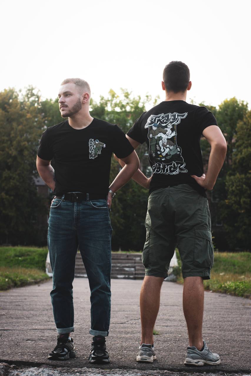 T-shirt Street Fighter Black