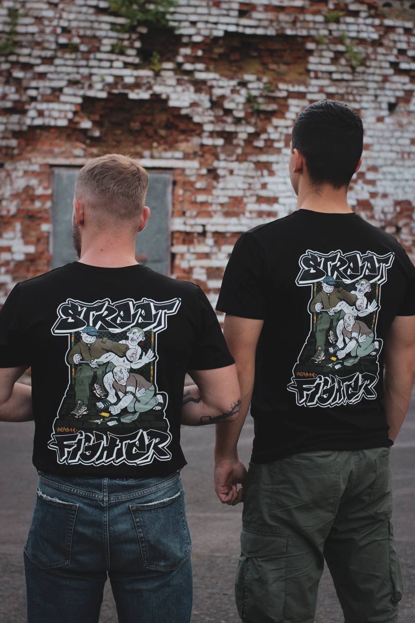 T-shirt Street Fighter Black