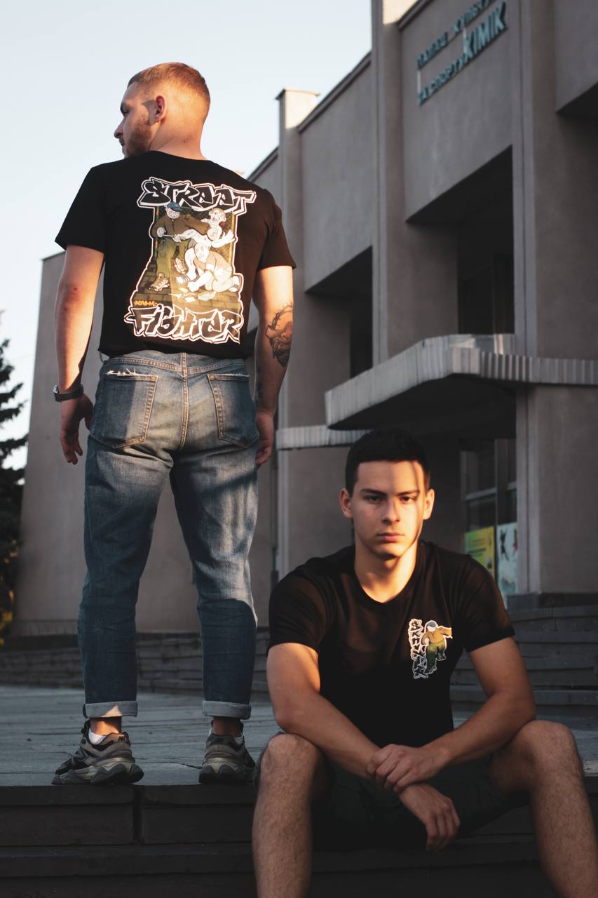 T-shirt Street Fighter Black