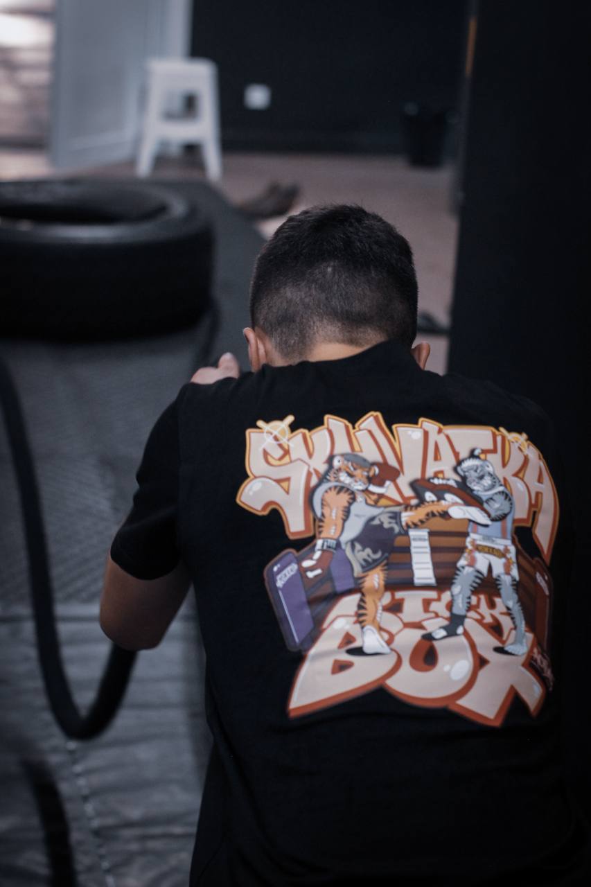 T-shirt Kick Box Black