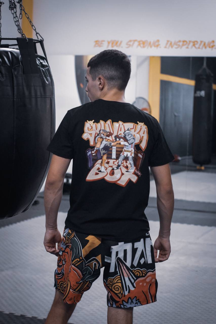 T-shirt Kick Box Black