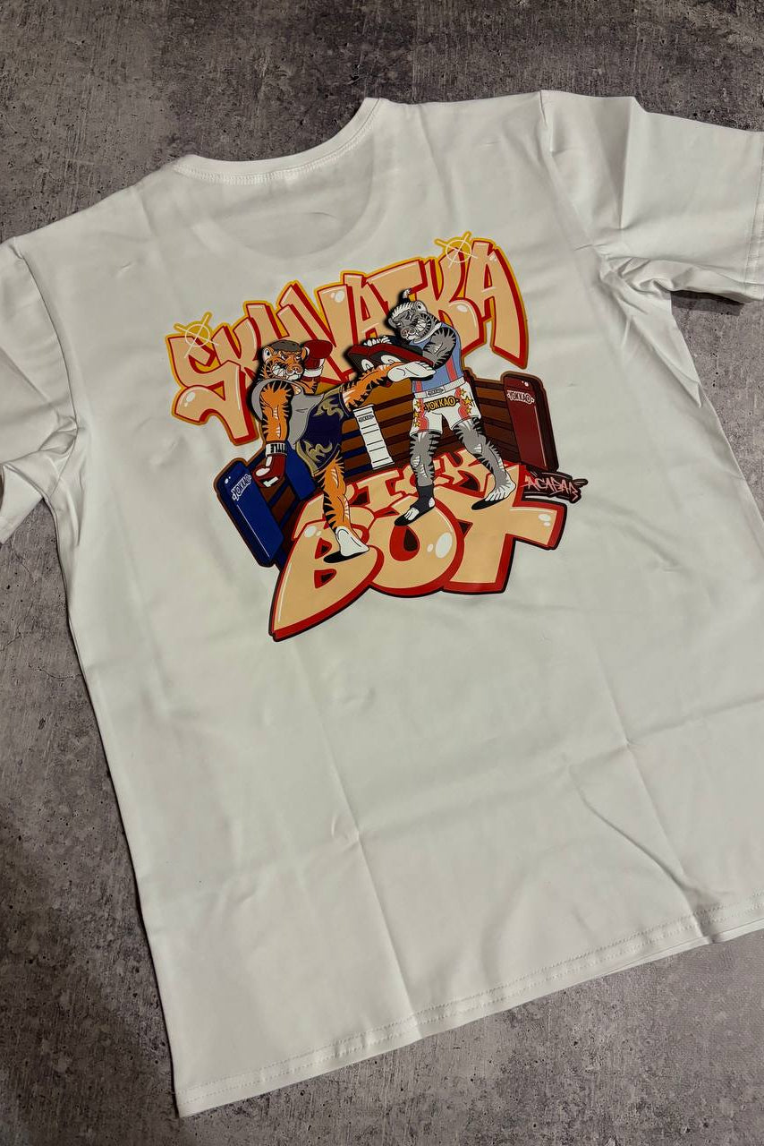 T-shirt Kick Box White