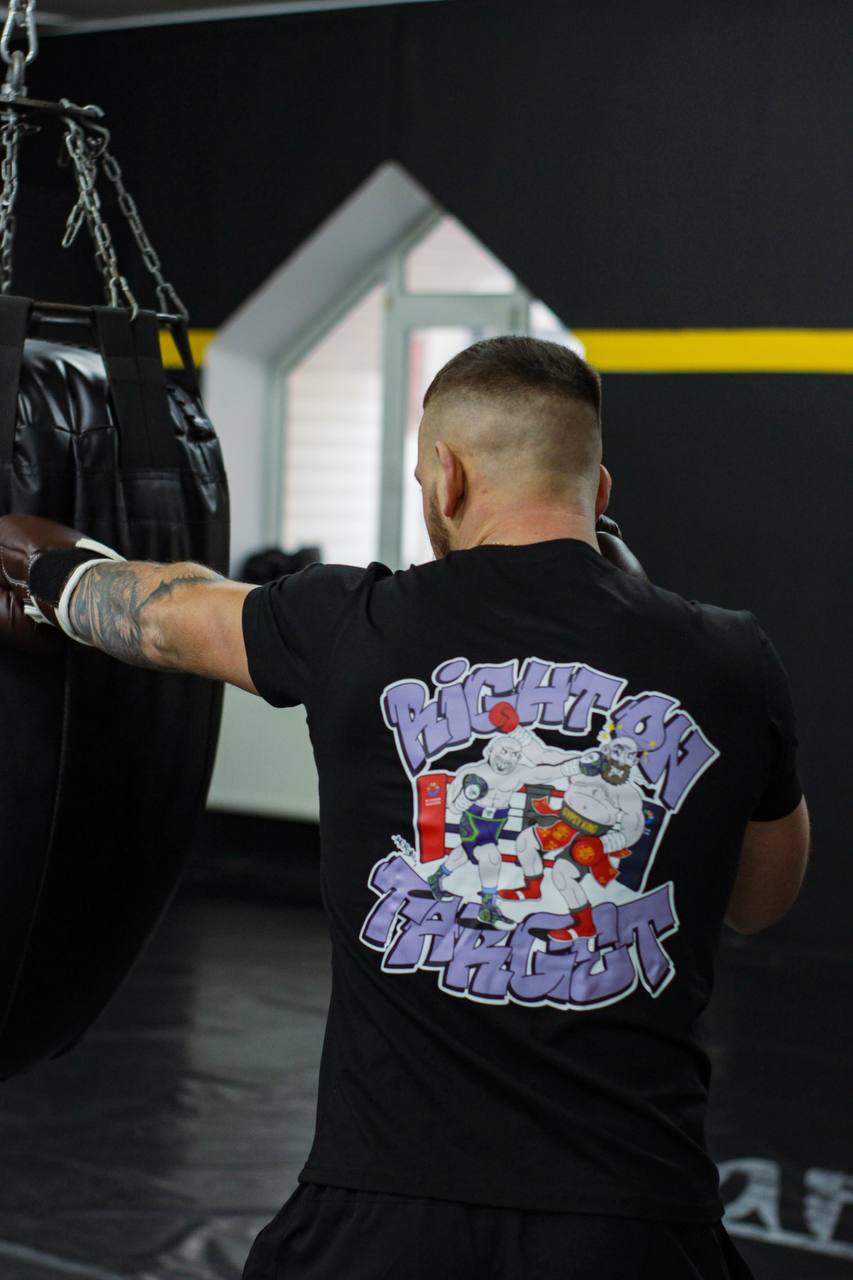 T-shirt Right On Target Black