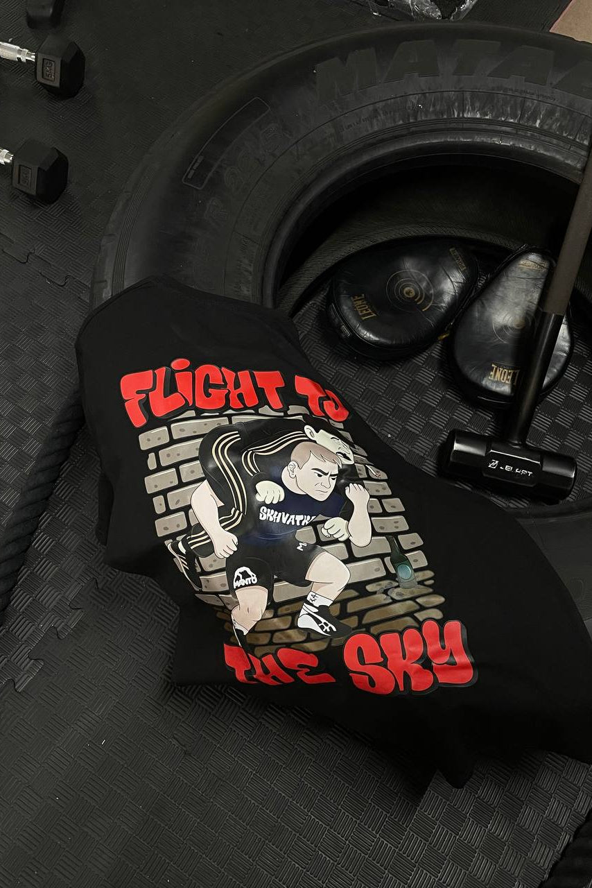 T-shirt Flight To The Sky Black