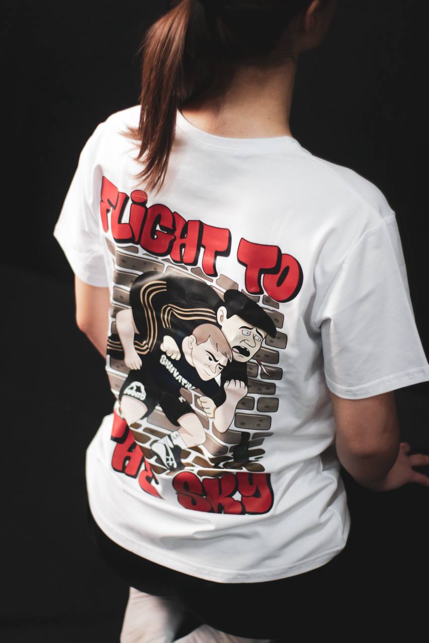 T-shirt Flight To The Sky White