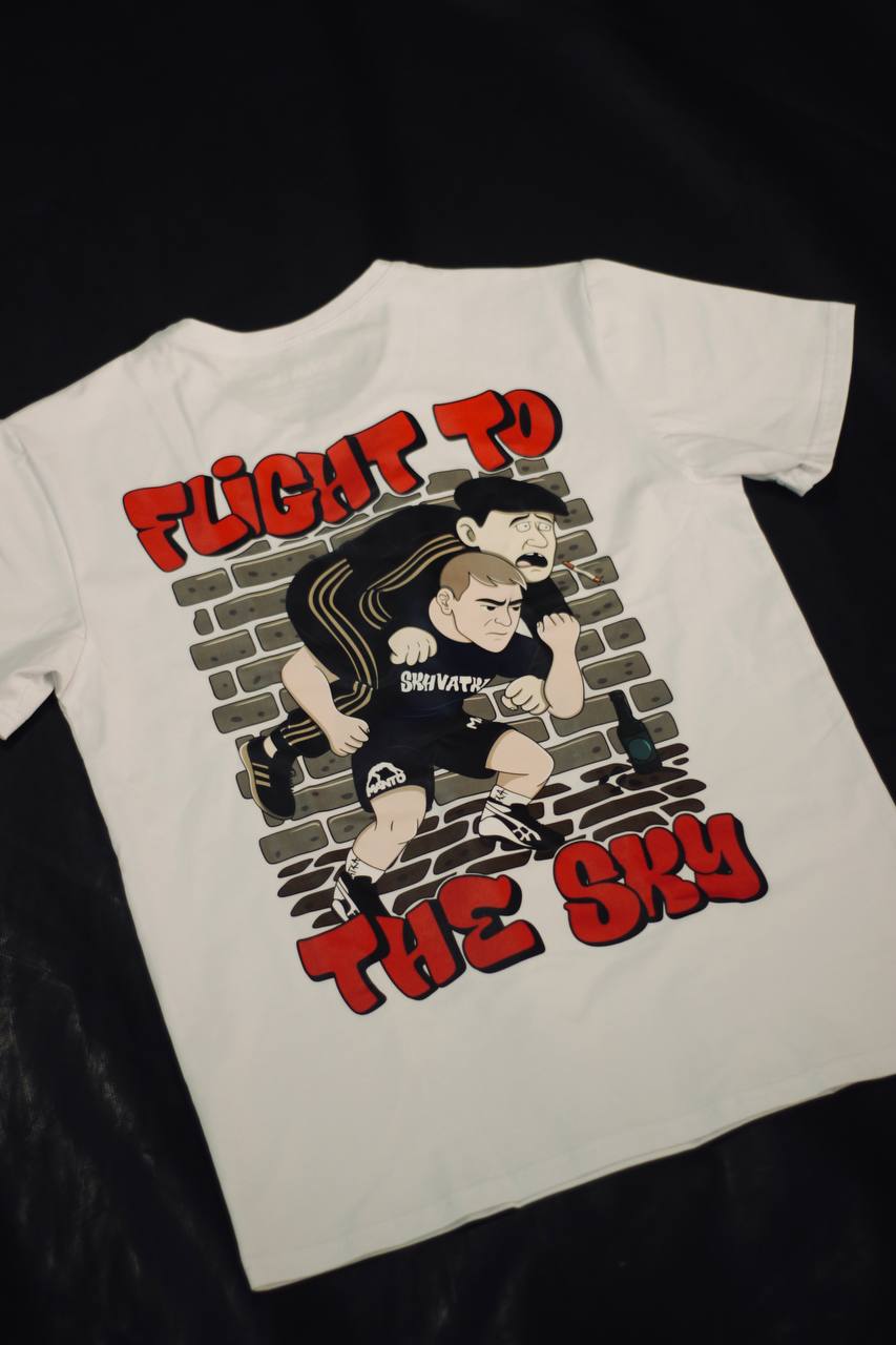 T-shirt Flight To The Sky White