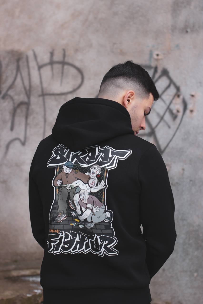 Hoodie Street Fighter