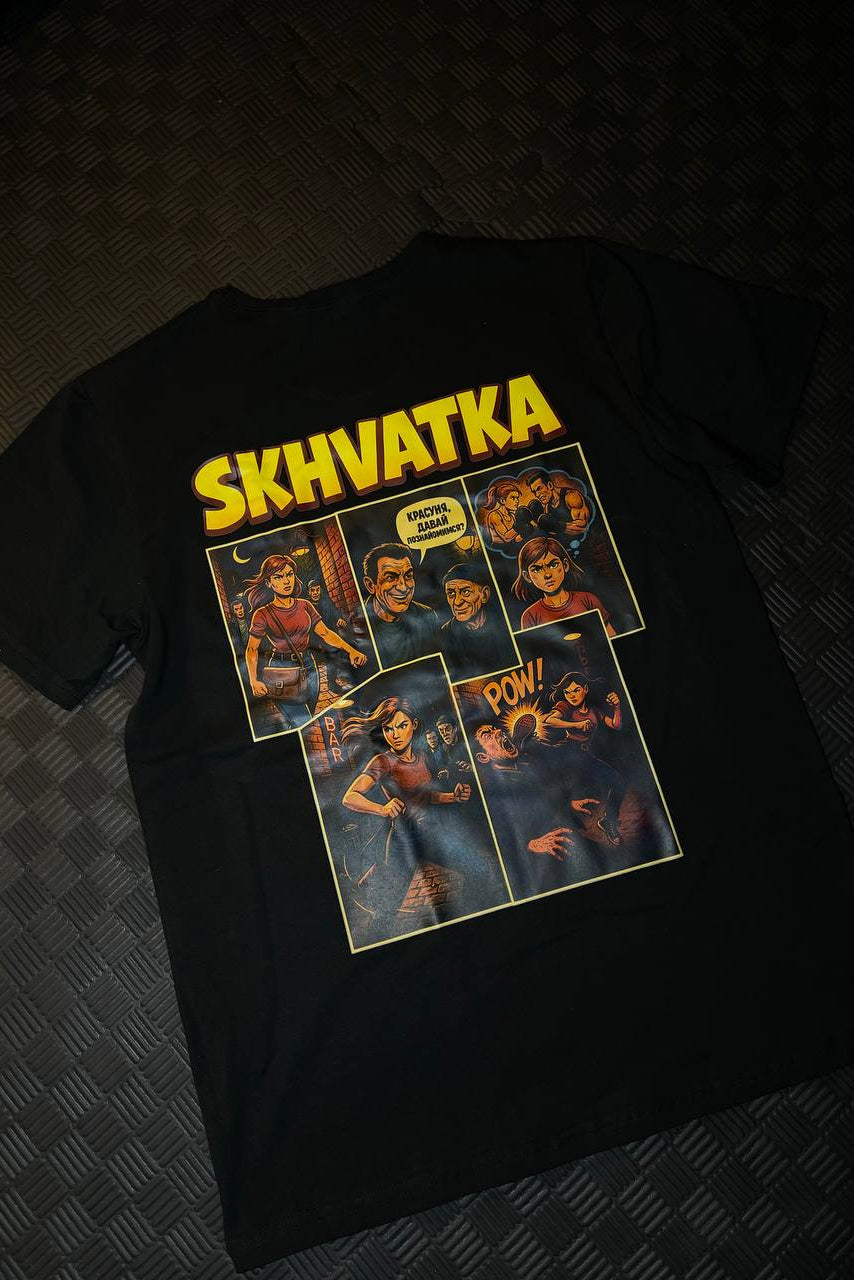 T-shirt Defend Yourself Black